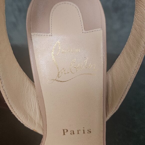 Christian Louboutin Dombasle Heels Size 38.5 - Picture 4 of 11